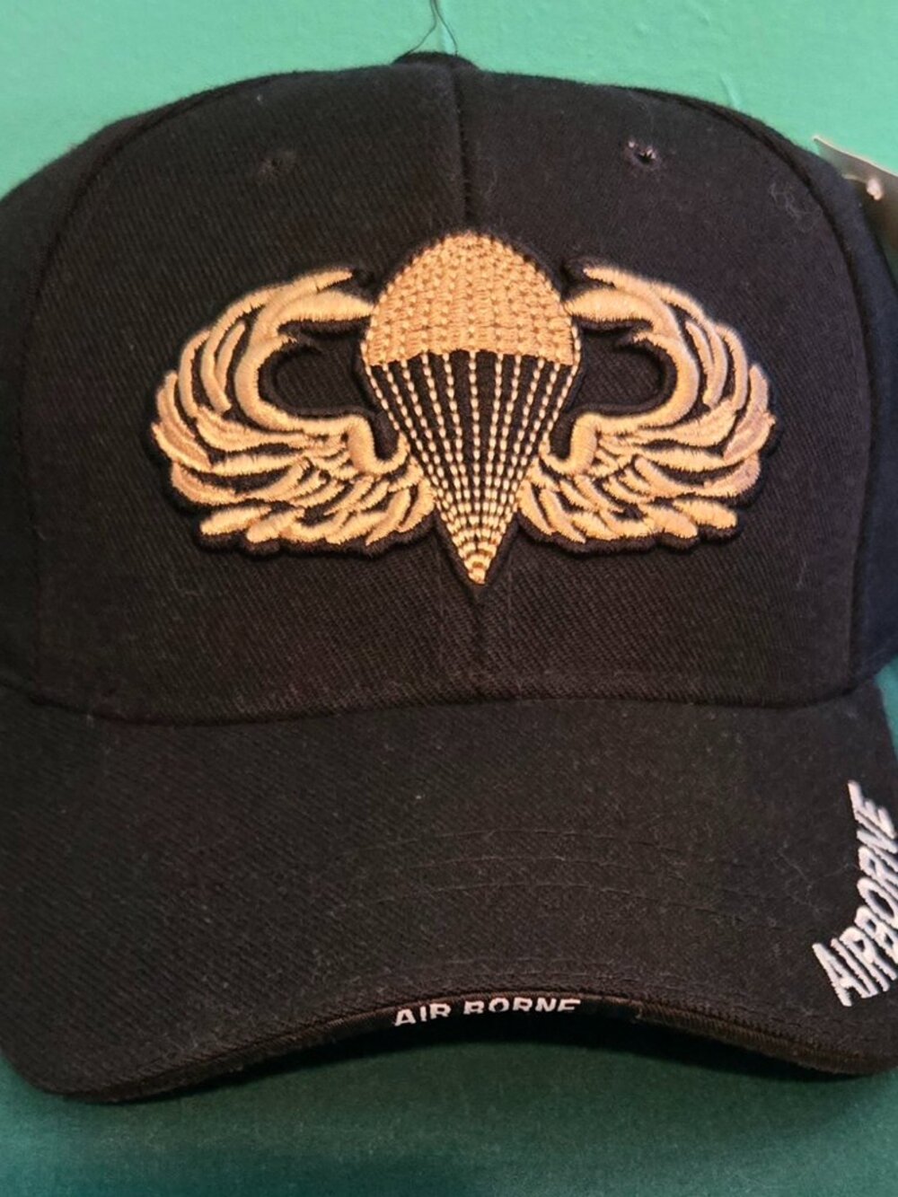 Army Airborne Paratroopers Jump Wings Acrylic Embroidered Hat- Rapid Dominance